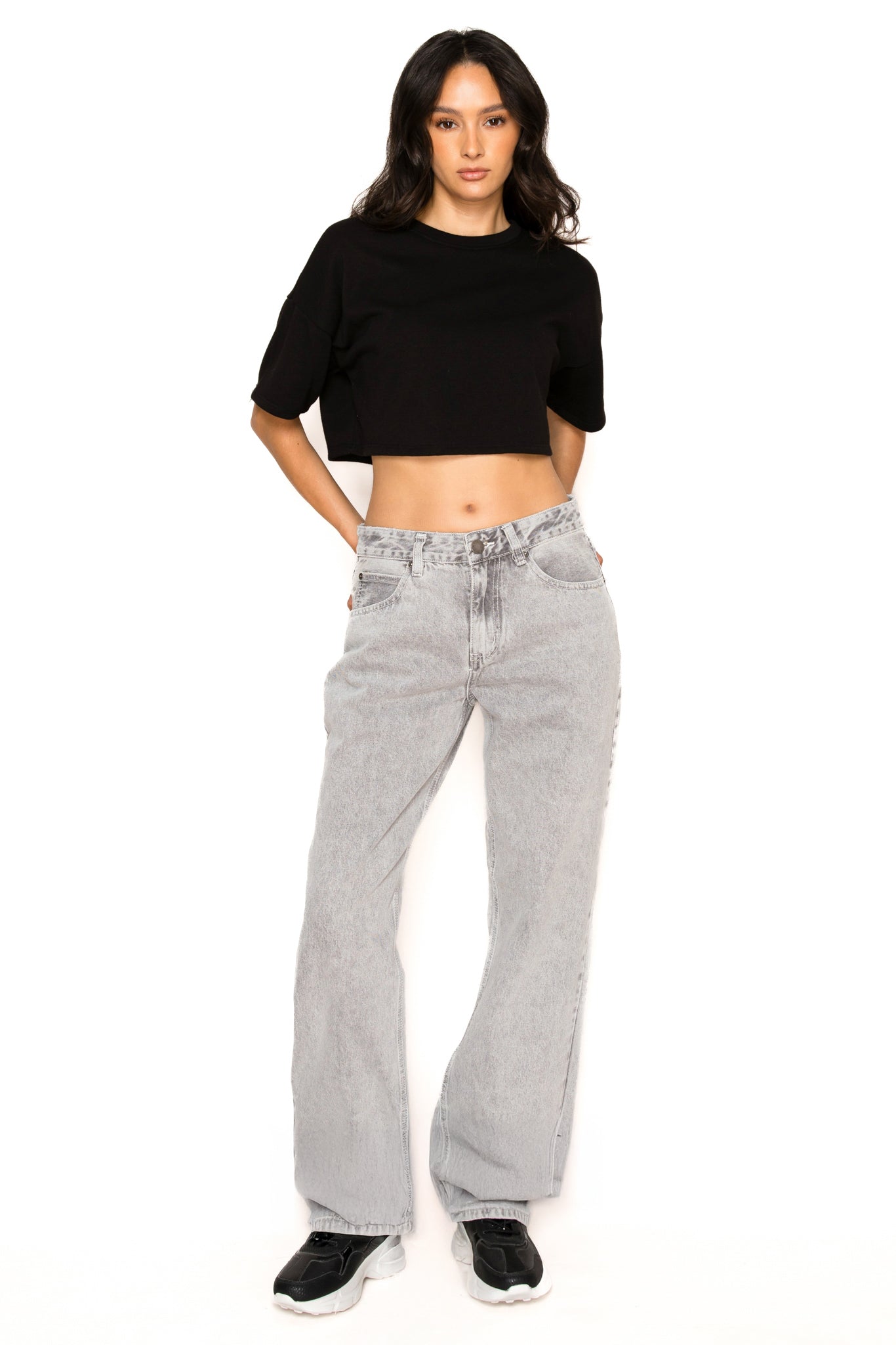 Womens Essential Baggy Denim Jeans
