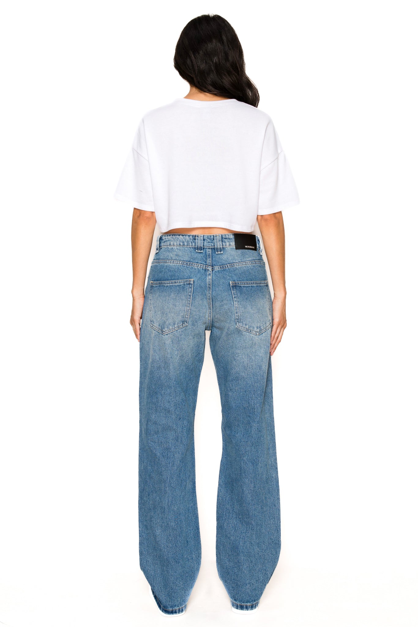 Womens Essential Baggy Denim Jeans