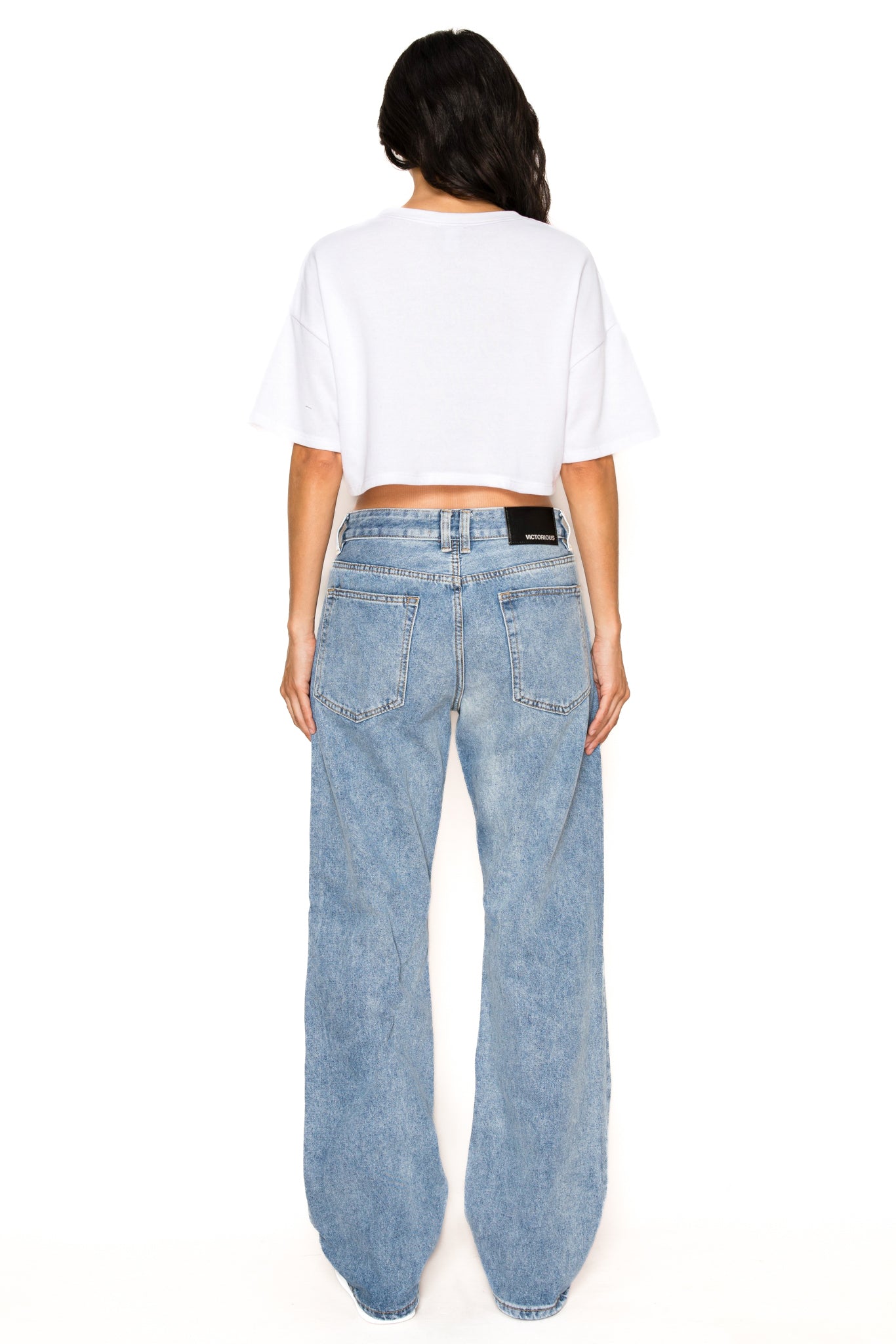 Womens Essential Baggy Denim Jeans