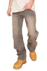 ATLAS Essential Baggy Denim Jeans - Rust Indigo
