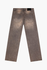 ATLAS Essential Baggy Denim Jeans - Rust Indigo
