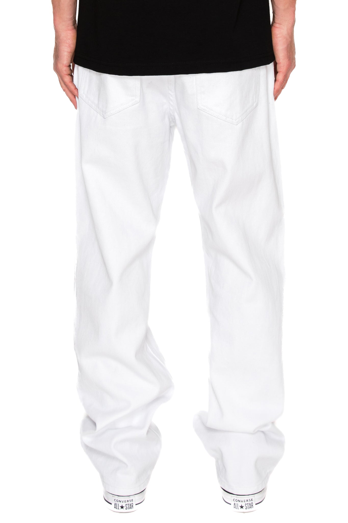 Essential Baggy Denim Jeans - White