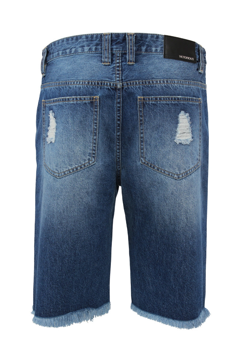 RIP AND REPAIR DENIM SHORTS