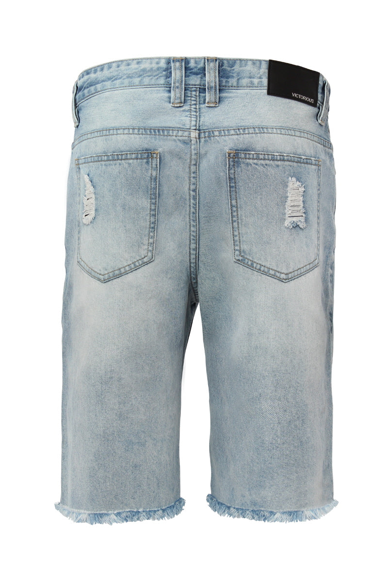 RIP AND REPAIR DENIM SHORTS