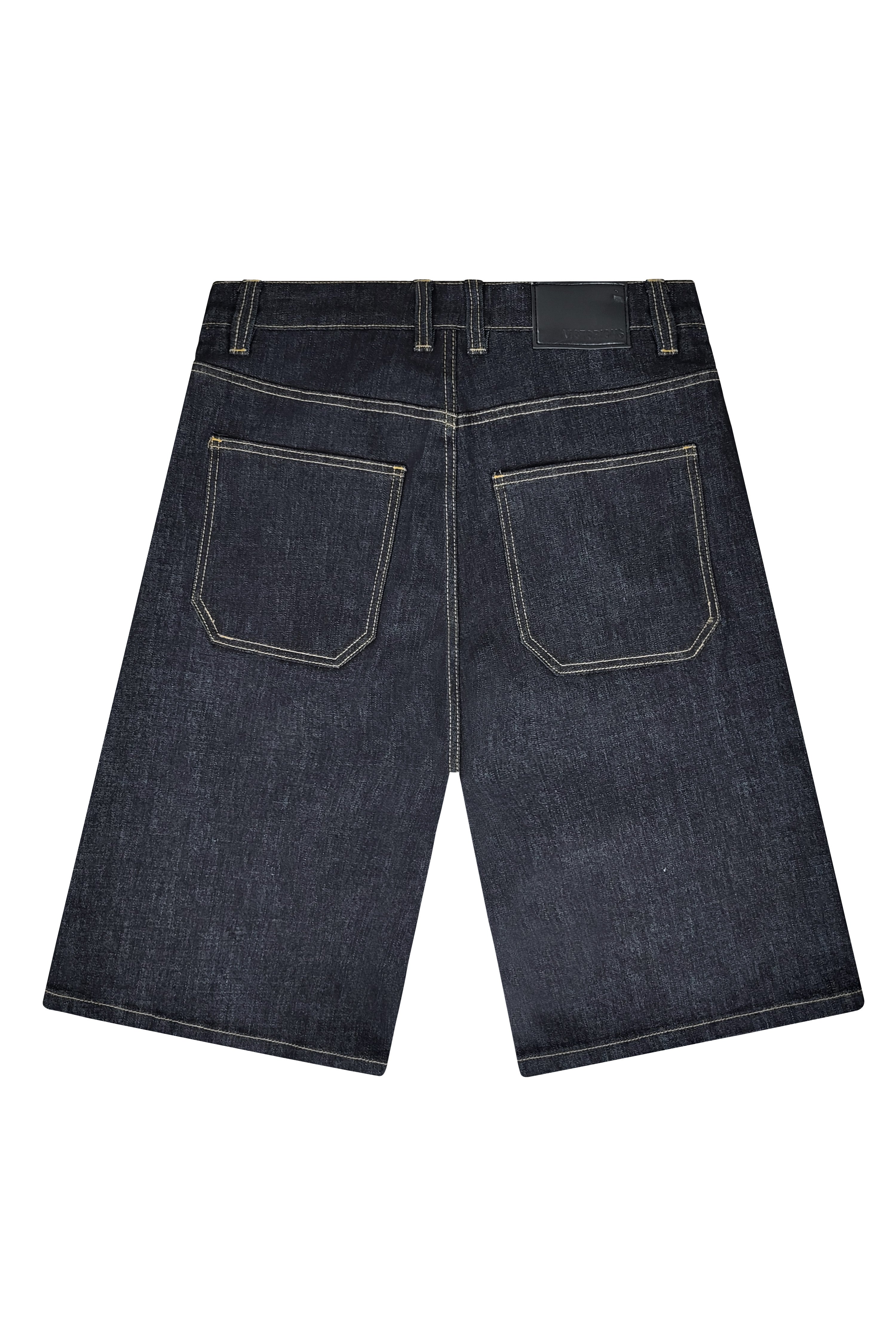 Men's TELLUS Baggy Fit Raw Denim Shorts | VICTORIOUS – VICTORIOUSUSA Men's TELLUS Baggy Fit Raw Denim Shorts | VICTORIOUS – VICTORIOUSUSA