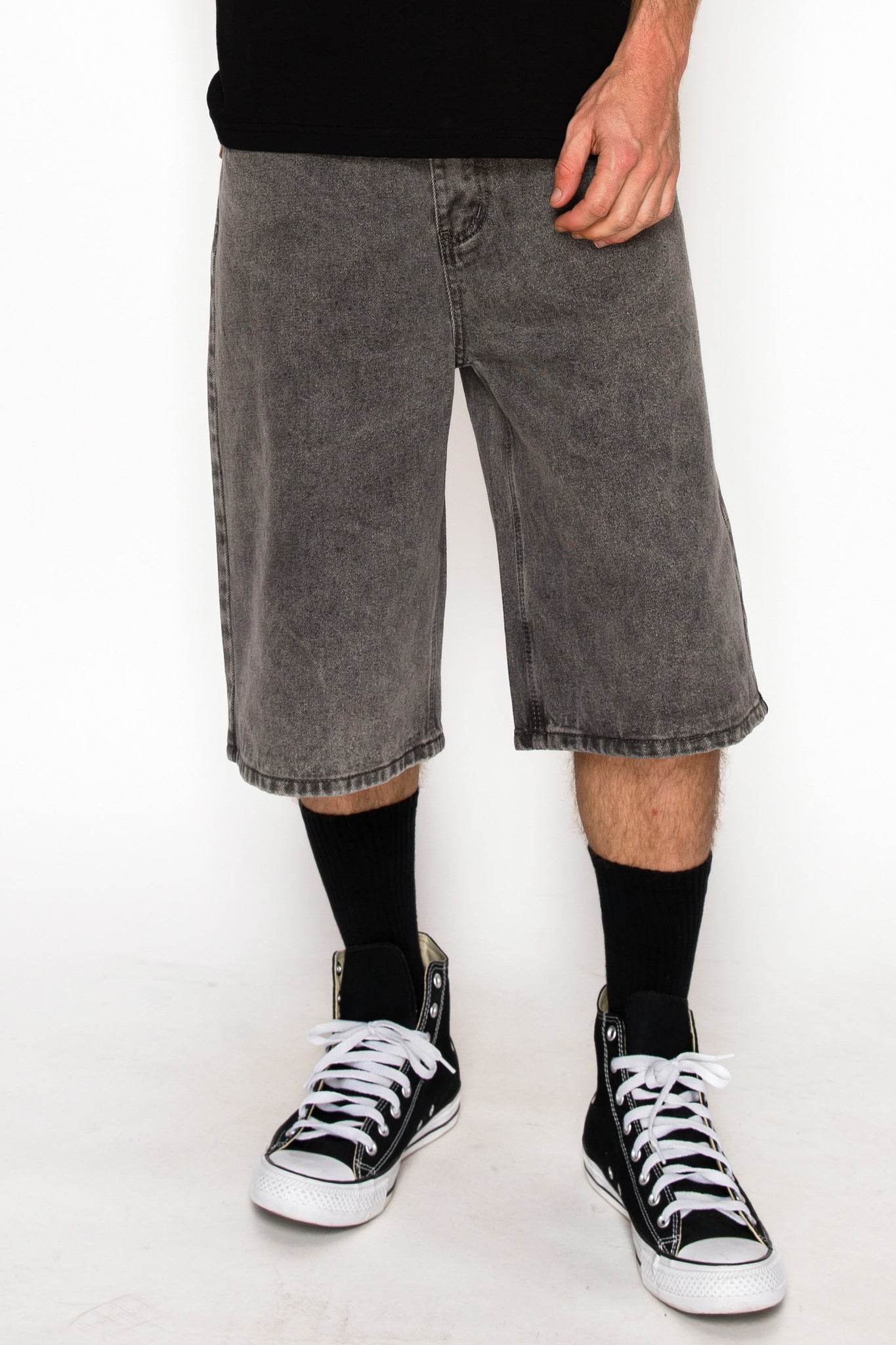 Baggy Fit Denim Shorts