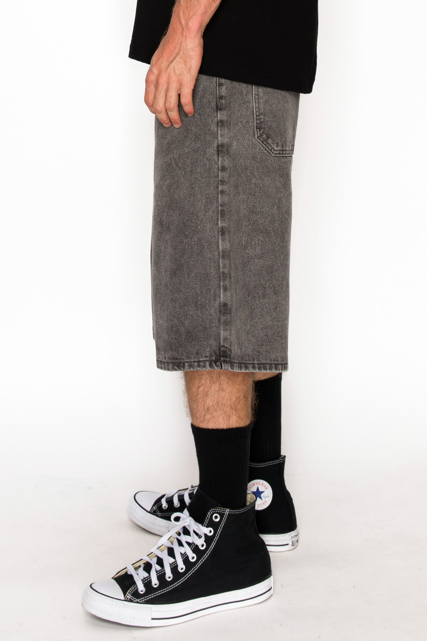 Baggy Fit Denim Shorts