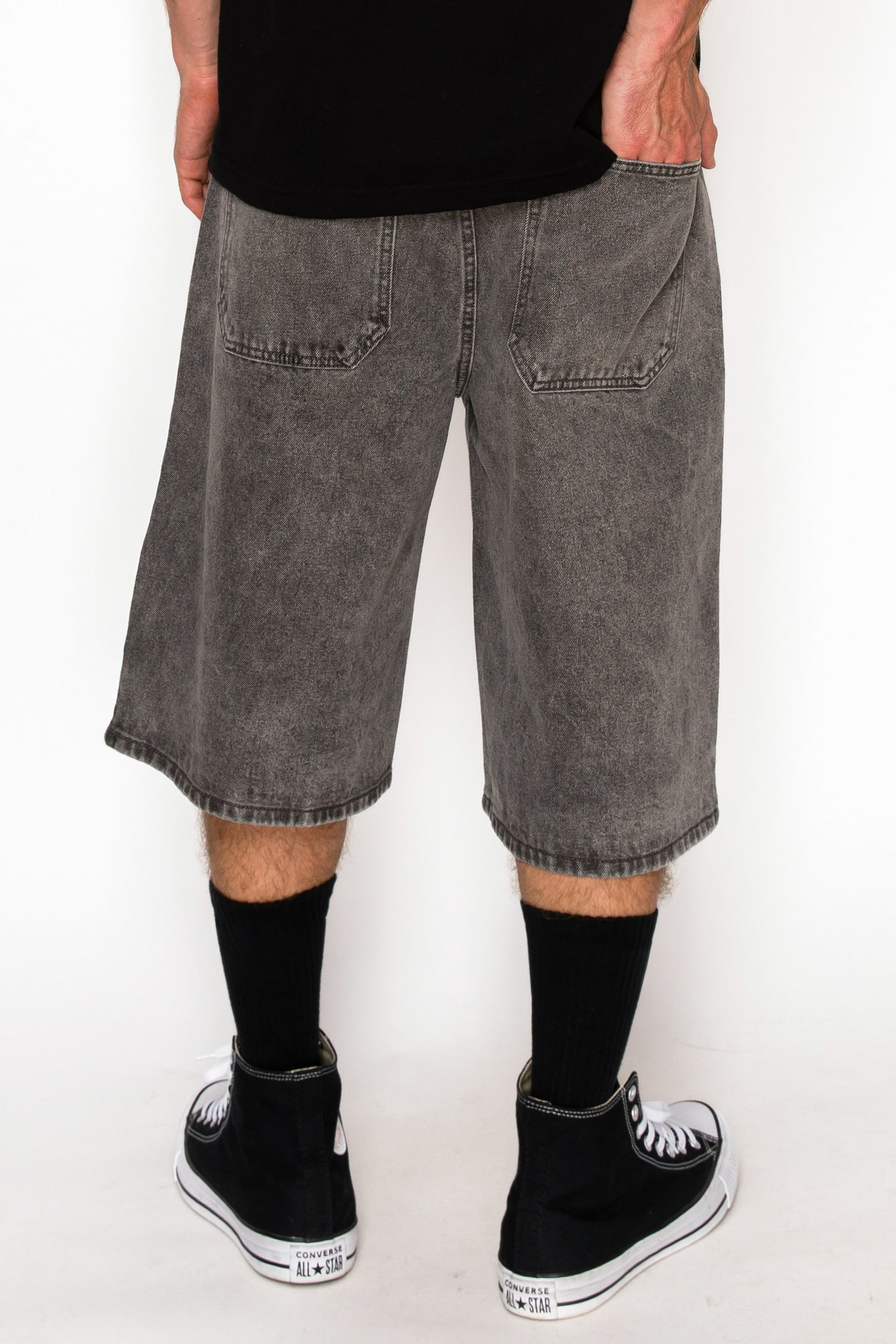 Baggy Fit Denim Shorts