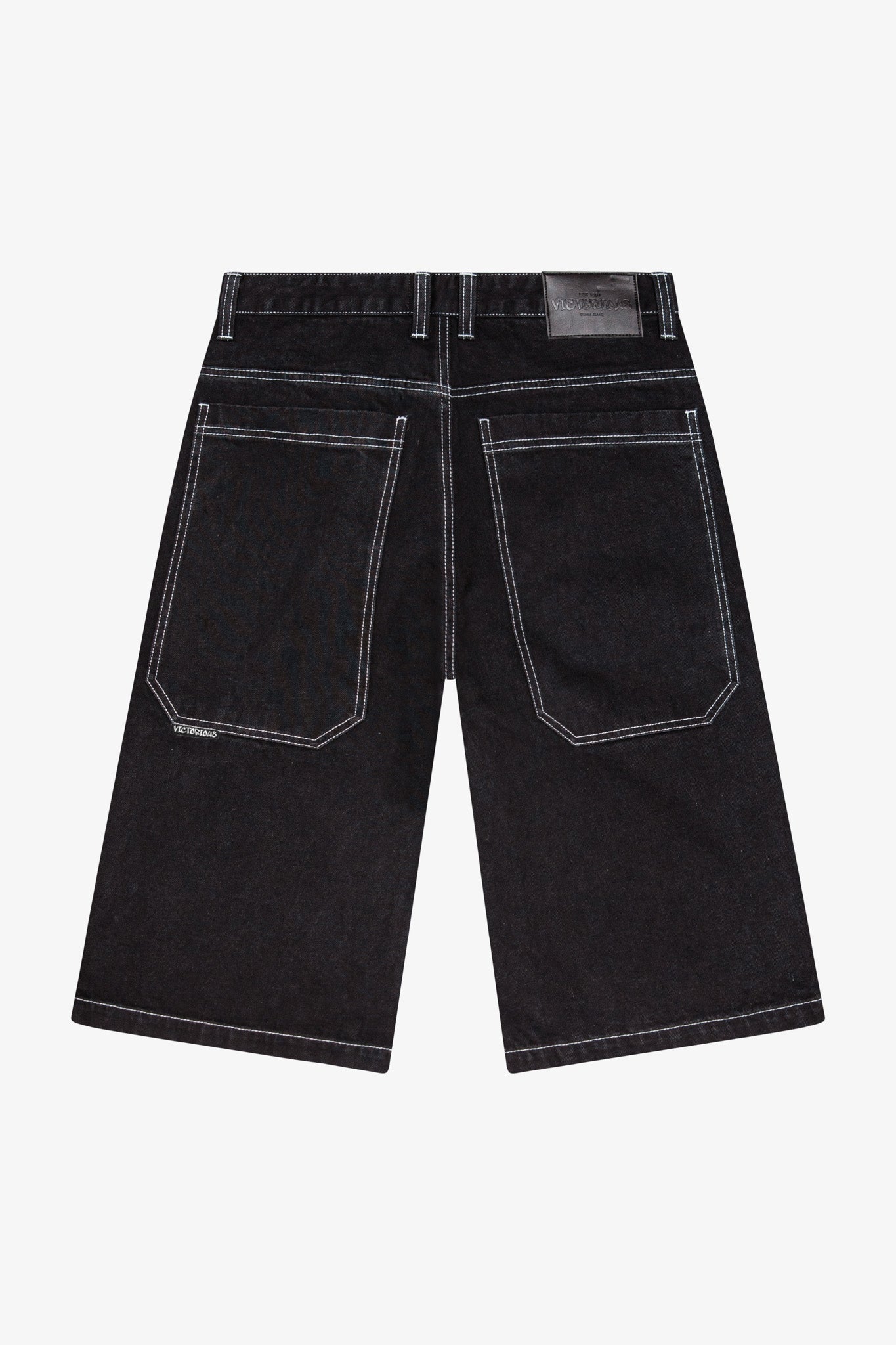 RIGIT BAGGY JORTS antimid デニムショーツ　BLACK RIGID BAGGY JORTS | ANTIMID