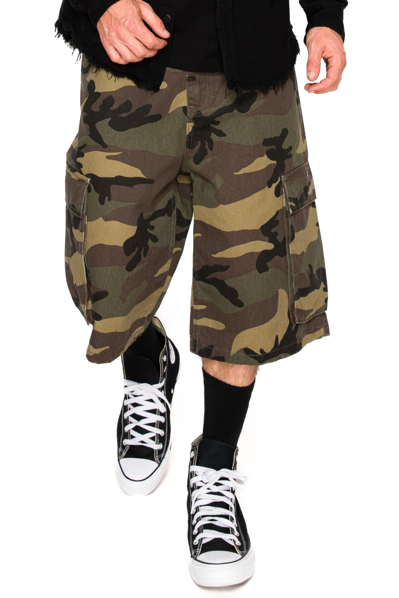 Men's Baggy Fit Cargo Camo Shorts | VICTORIOUS – VICTORIOUSUSA