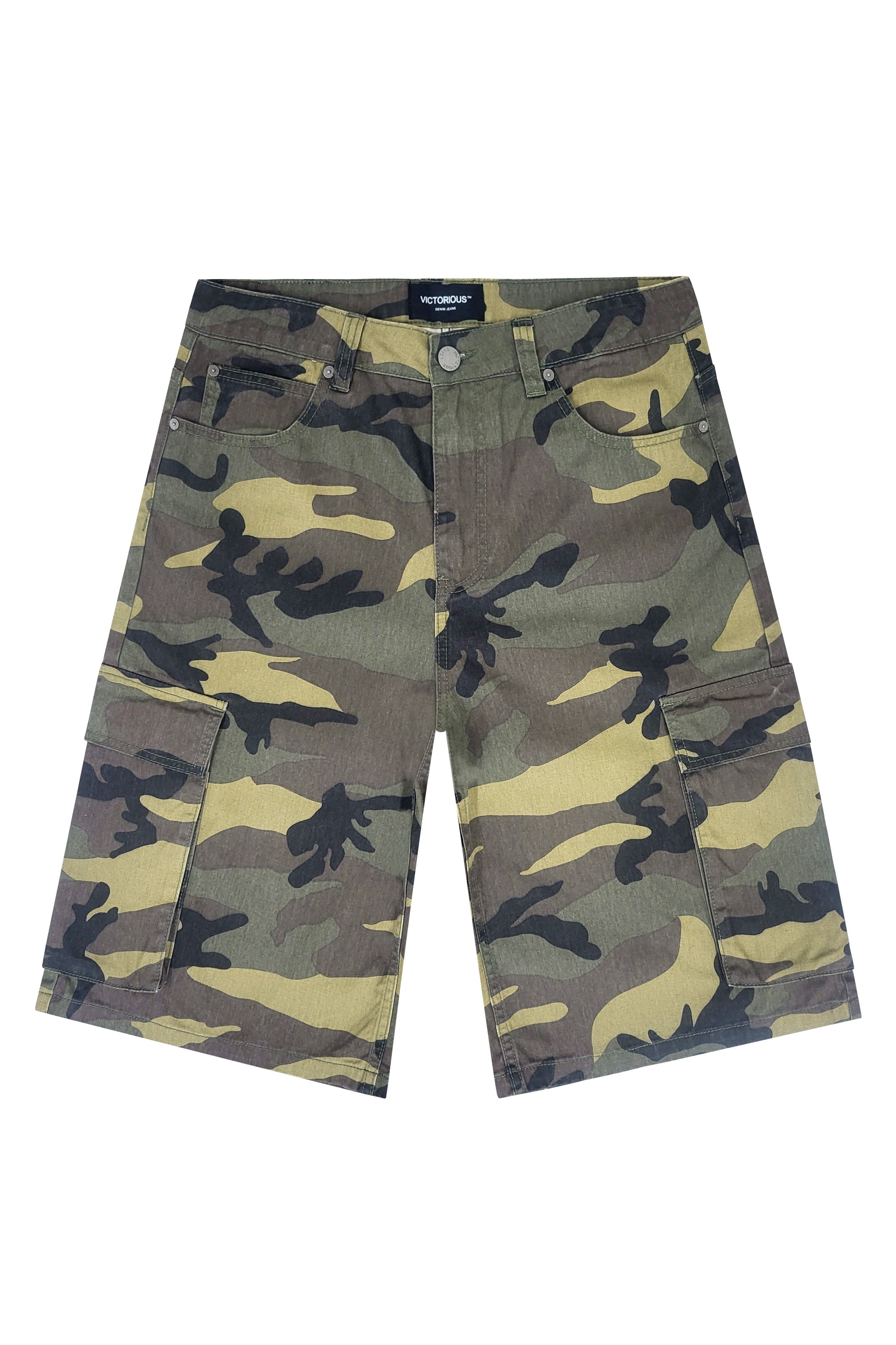 Men's Baggy Fit Cargo Camo Shorts | VICTORIOUS – VICTORIOUSUSA