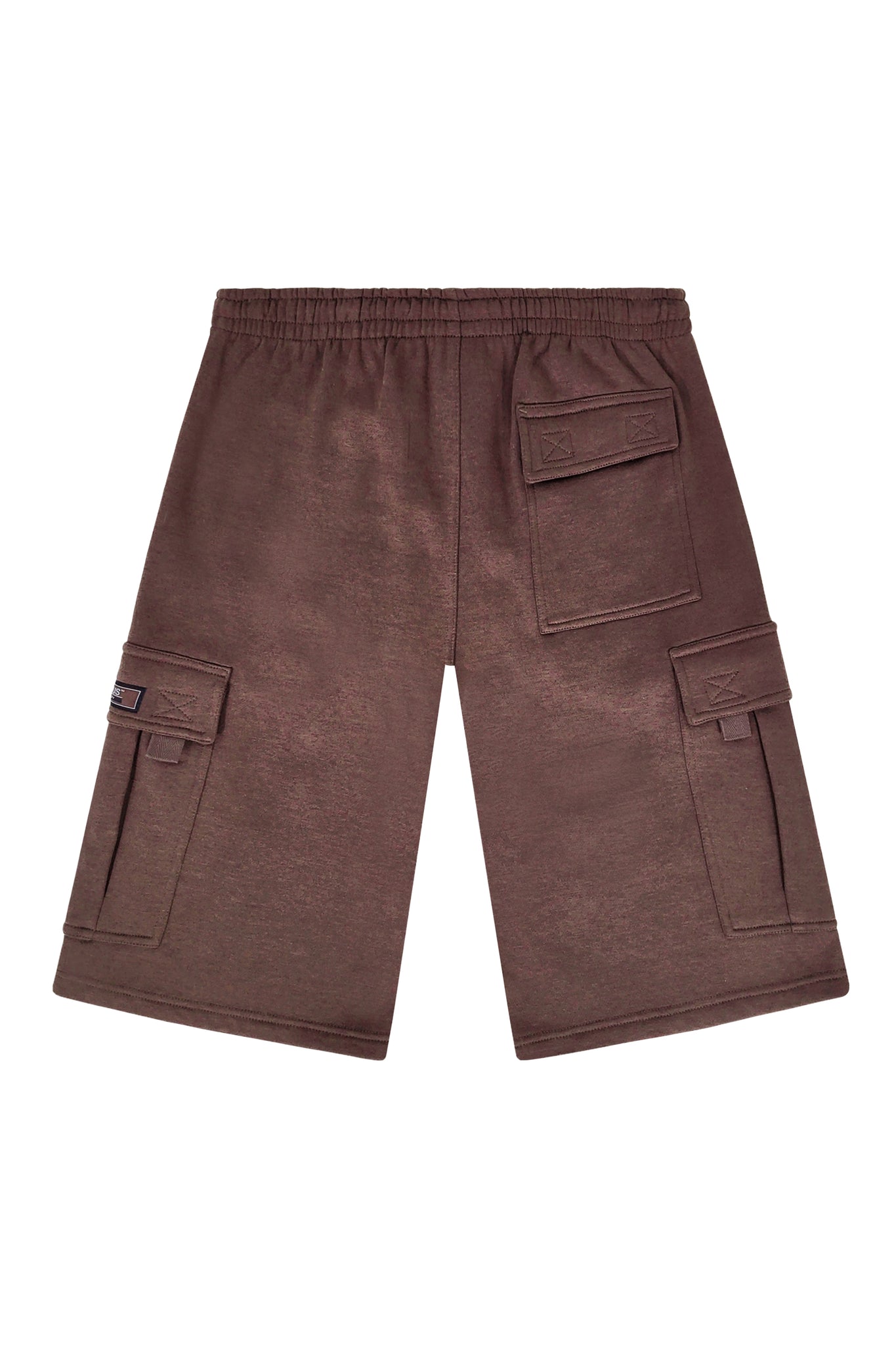 Baggy Fit Cargo Fleece Shorts