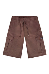 RESTRICT Baggy Fit Cargo Fleece Shorts
