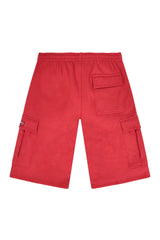 RESTRICT Baggy Fit Cargo Fleece Shorts