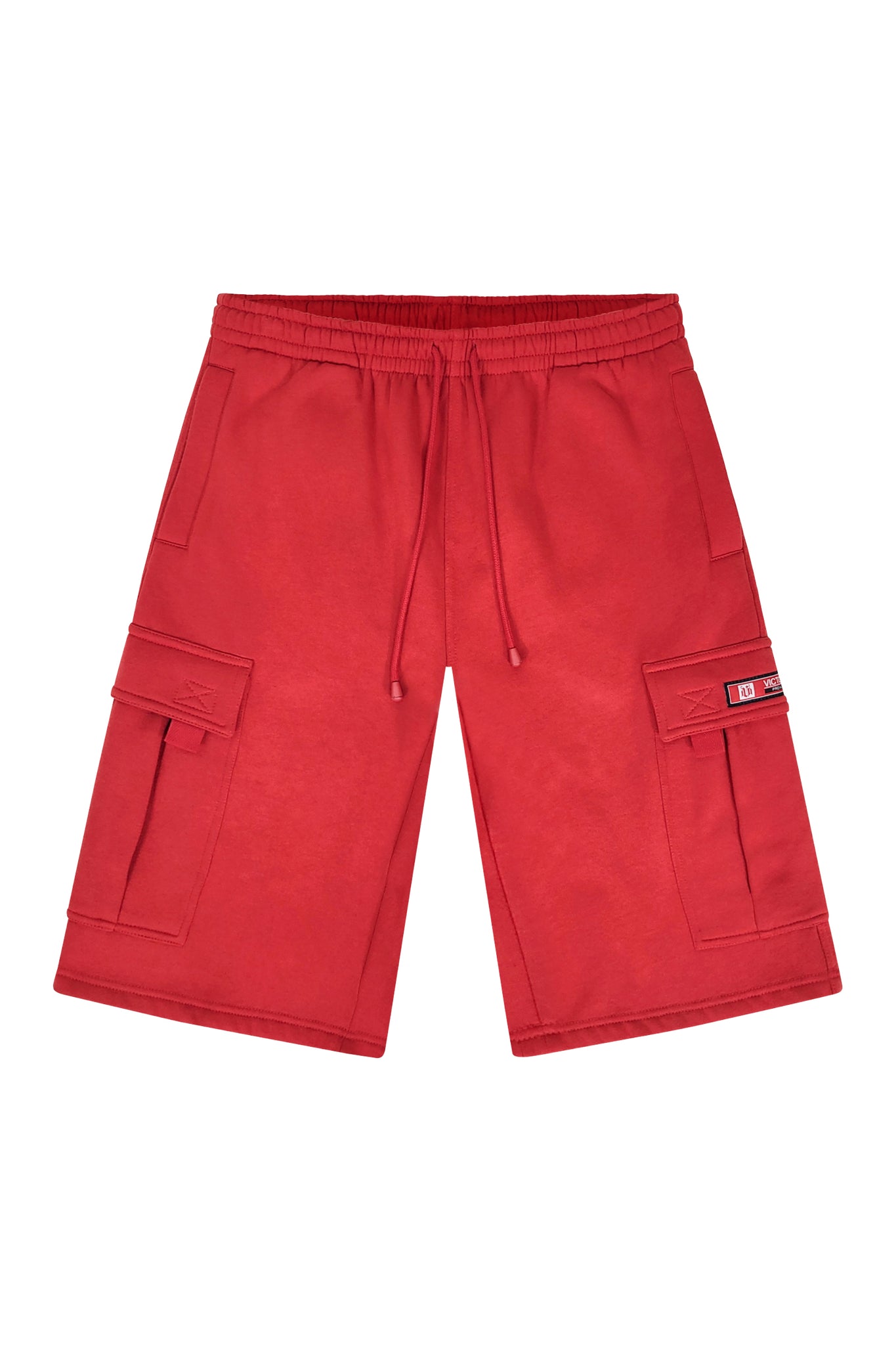 Baggy Fit Cargo Fleece Shorts