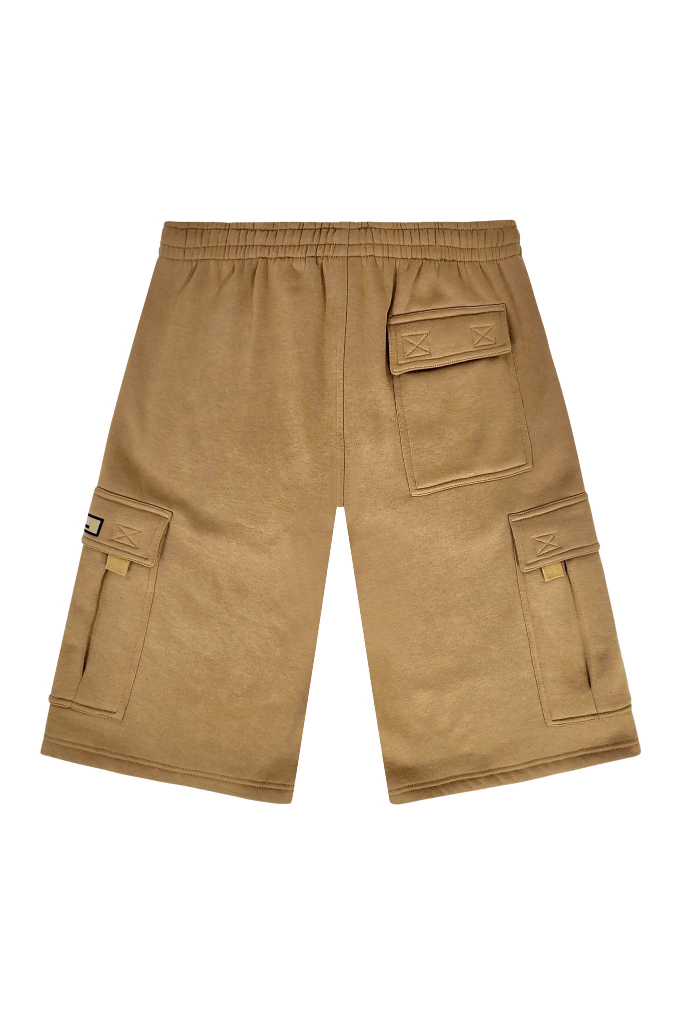 Baggy Fit Cargo Fleece Shorts
