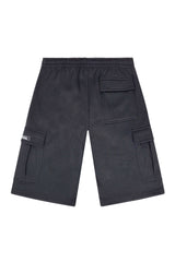 RESTRICT Baggy Fit Cargo Fleece Shorts