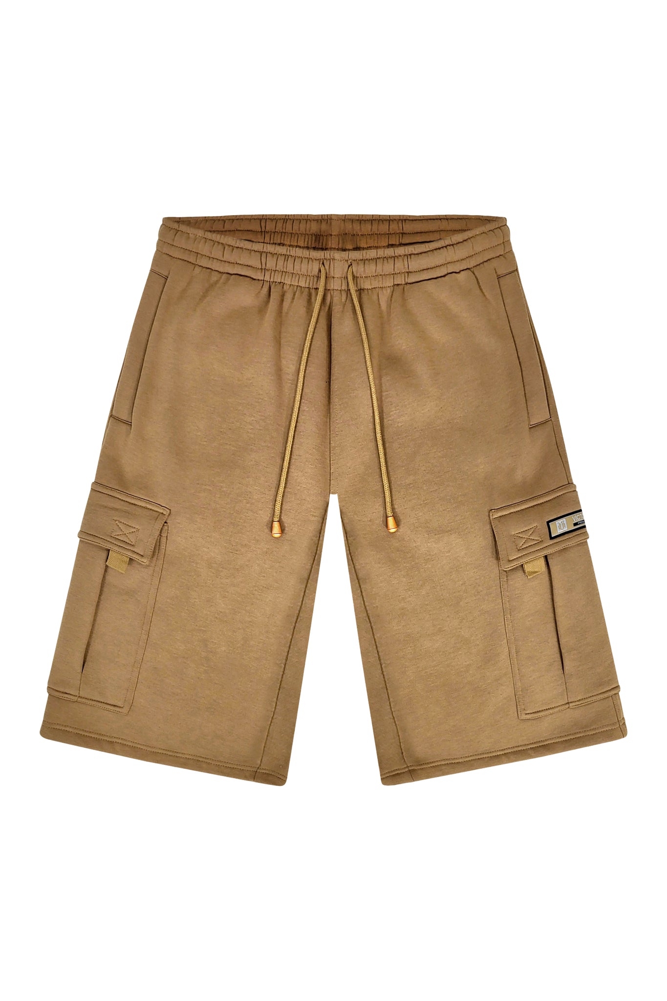 Baggy Fit Cargo Fleece Shorts