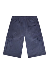 RESTRICT Baggy Fit Cargo Fleece Shorts