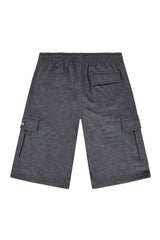 RESTRICT Baggy Fit Cargo Fleece Shorts