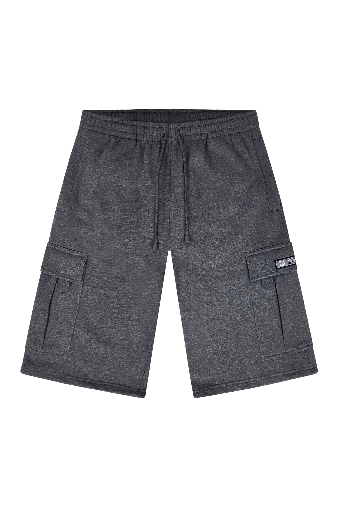 Baggy Fit Cargo Fleece Shorts