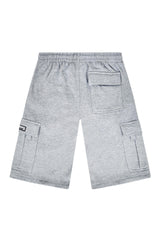RESTRICT Baggy Fit Cargo Fleece Shorts