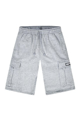RESTRICT Baggy Fit Cargo Fleece Shorts
