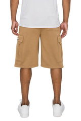 RESTRICT Baggy Fit Cargo Fleece Shorts