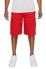 RESTRICT Baggy Fit Cargo Fleece Shorts