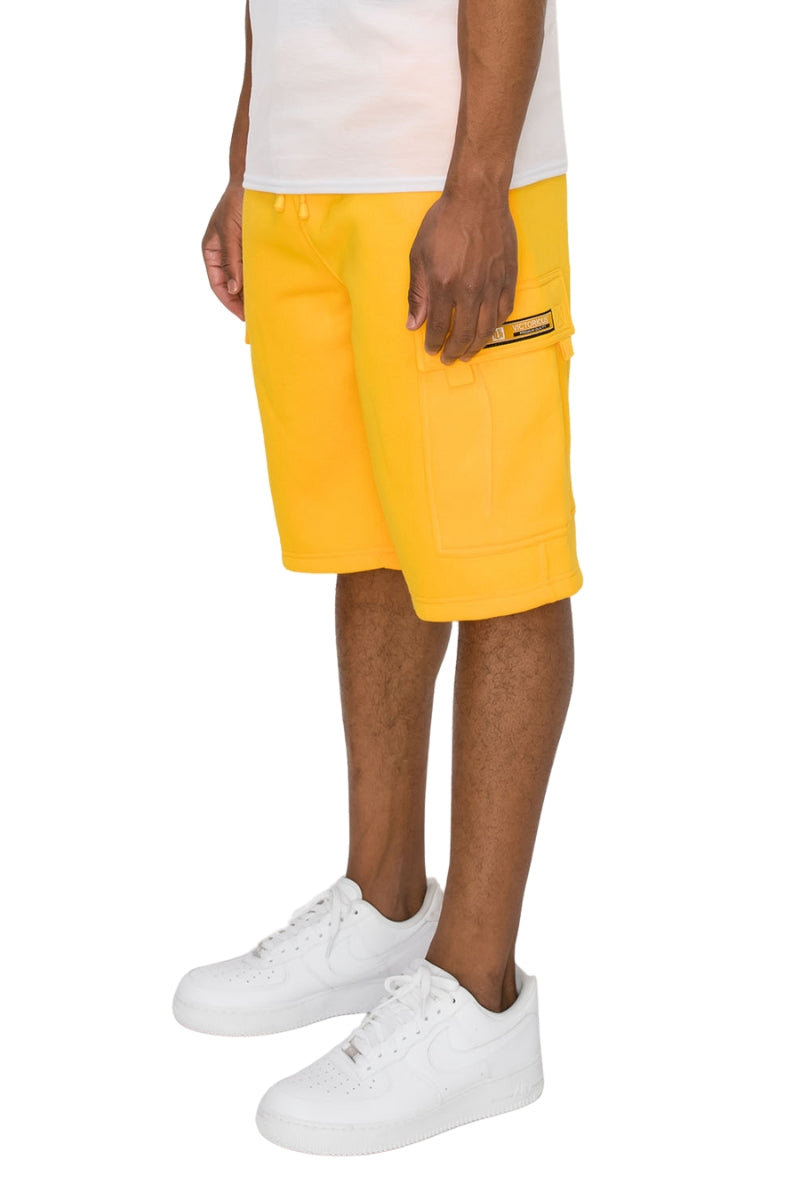 Men's RESTRICT Baggy Fit Cargo Fleece Shorts | VICTORIOUS