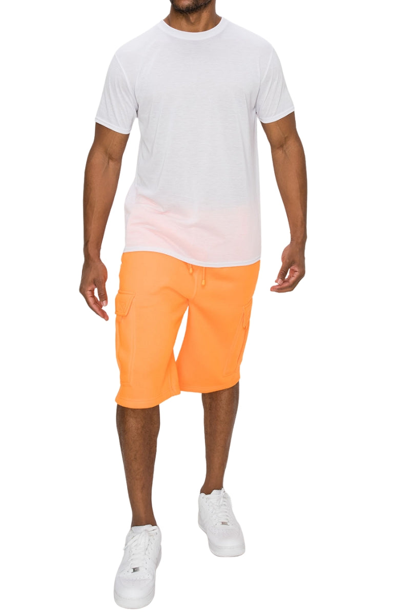 Sweat Shorts Men Victorious Men's Heavyweight Fleece Relaxed