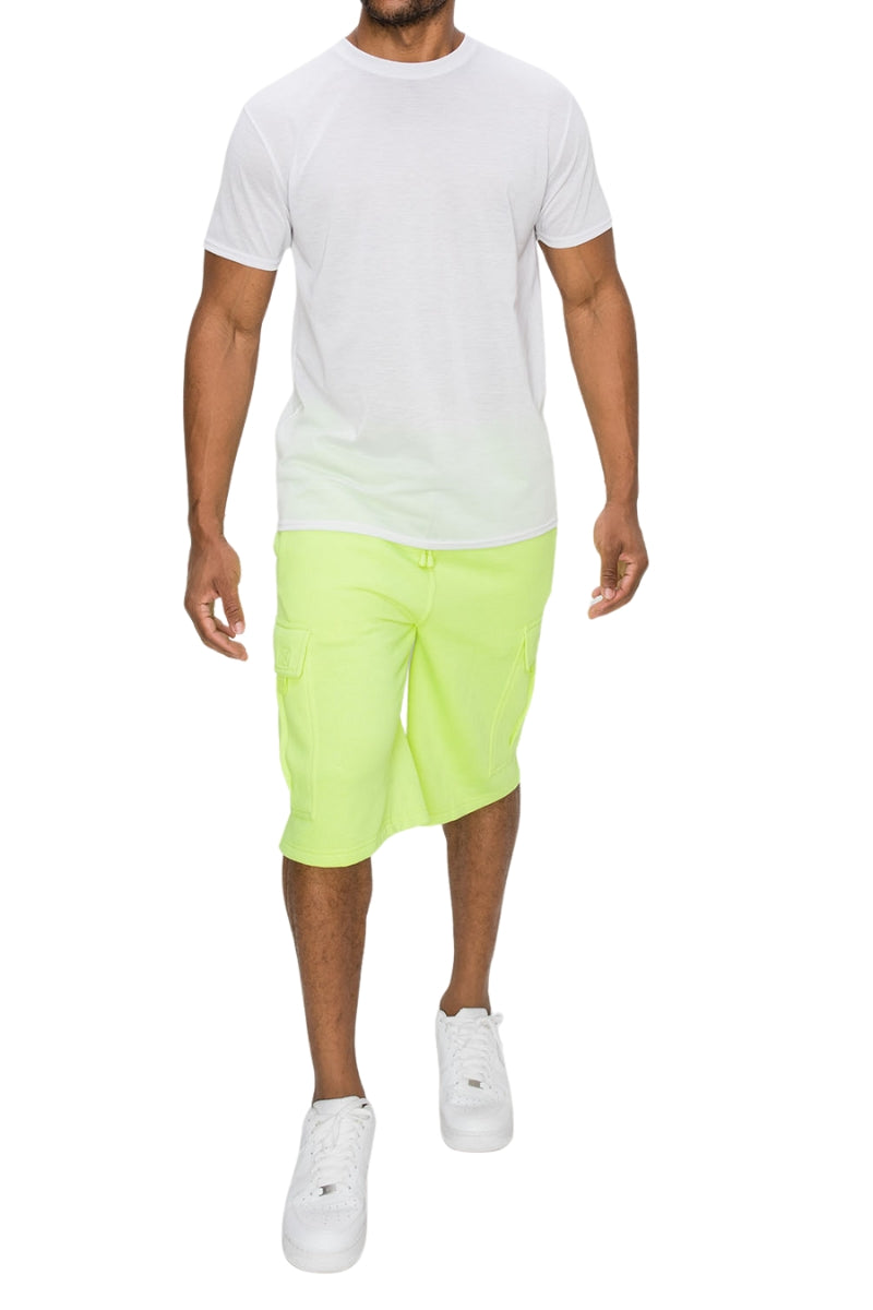 RESTRICT Baggy Fit Cargo Fleece Shorts – VICTORIOUSUSA