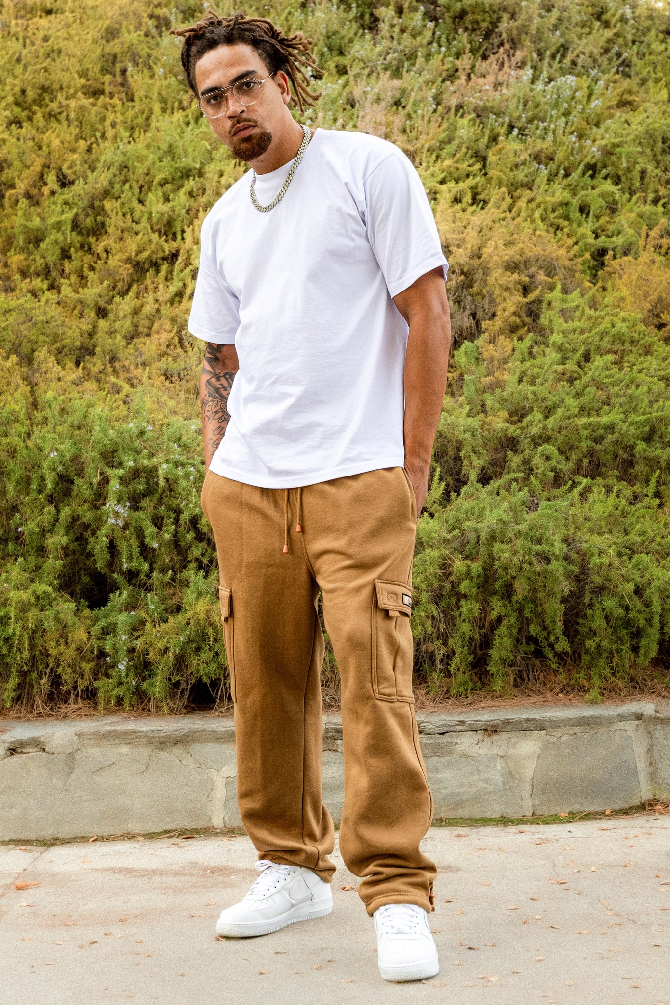 Baggy Cargo Sweatpants – Heavyweight 370GSM Fleece