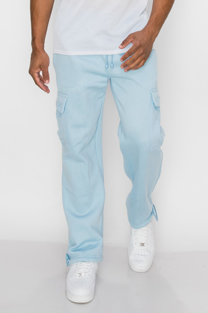 UNISEX FLEECE HEAVYWEIGHT CARGO SWEATPANTS