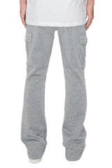 Flared Cargo Fleece Pants