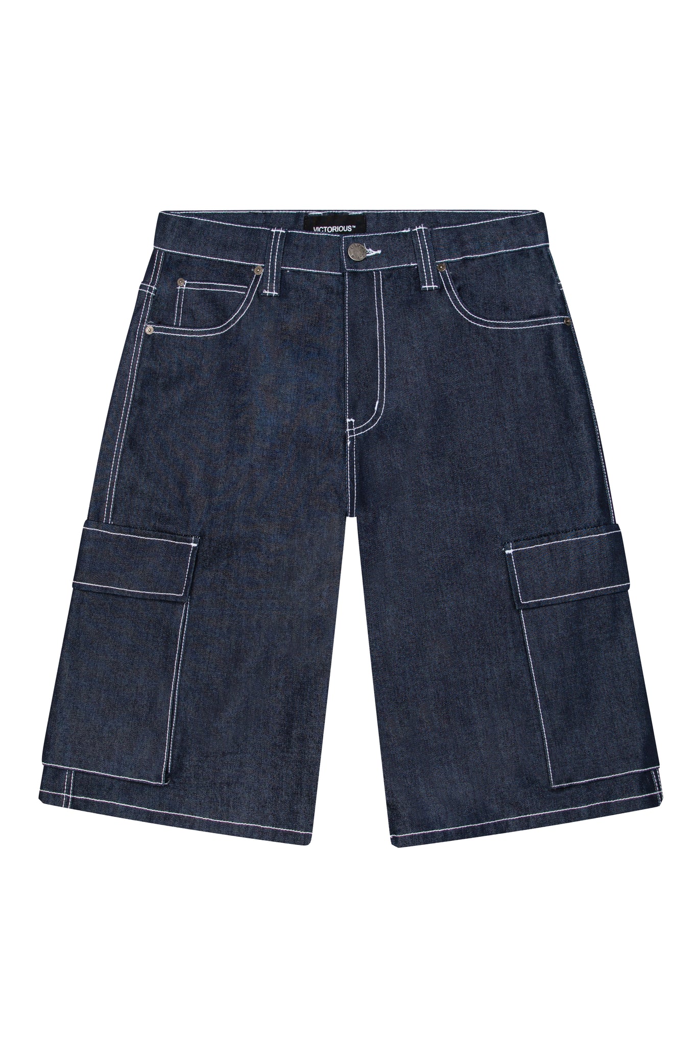Men's RECON Baggy Cargo Denim Shorts | VICTORIOUS – VICTORIOUSUSA