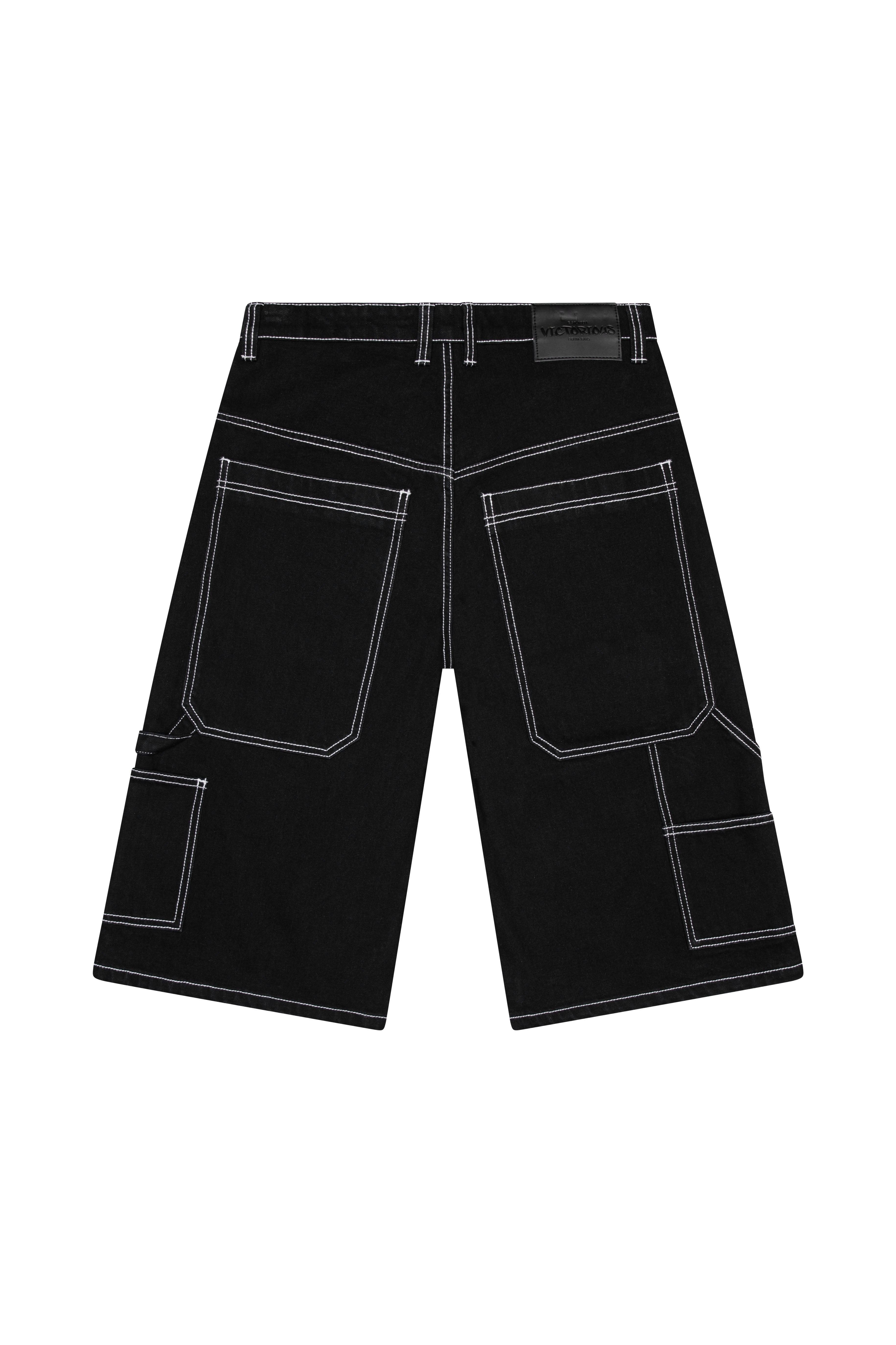 Ultra Baggy Carpenter Denim Jorts for Men | VICTORIOUS – VICTORIOUSUSA