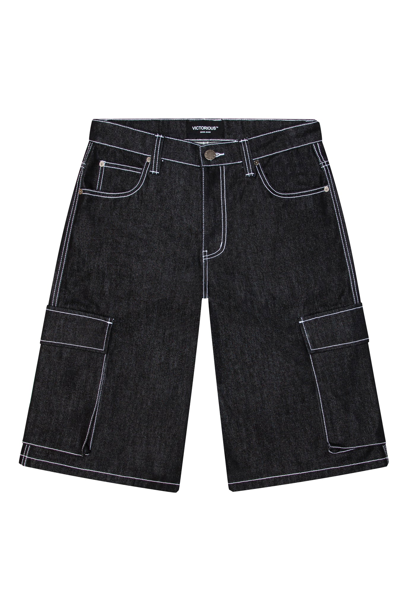 Men's RECON Baggy Cargo Denim Shorts | VICTORIOUS – VICTORIOUSUSA