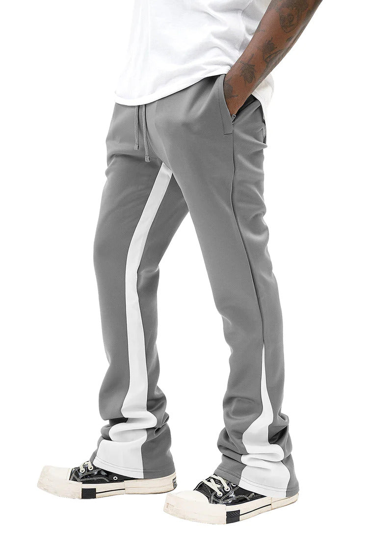 Stacked Joggers Grey Men Grey Stacked Sweatpants Men Men's Stacked