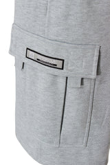 RESTRICT Baggy Fit Cargo Fleece Shorts