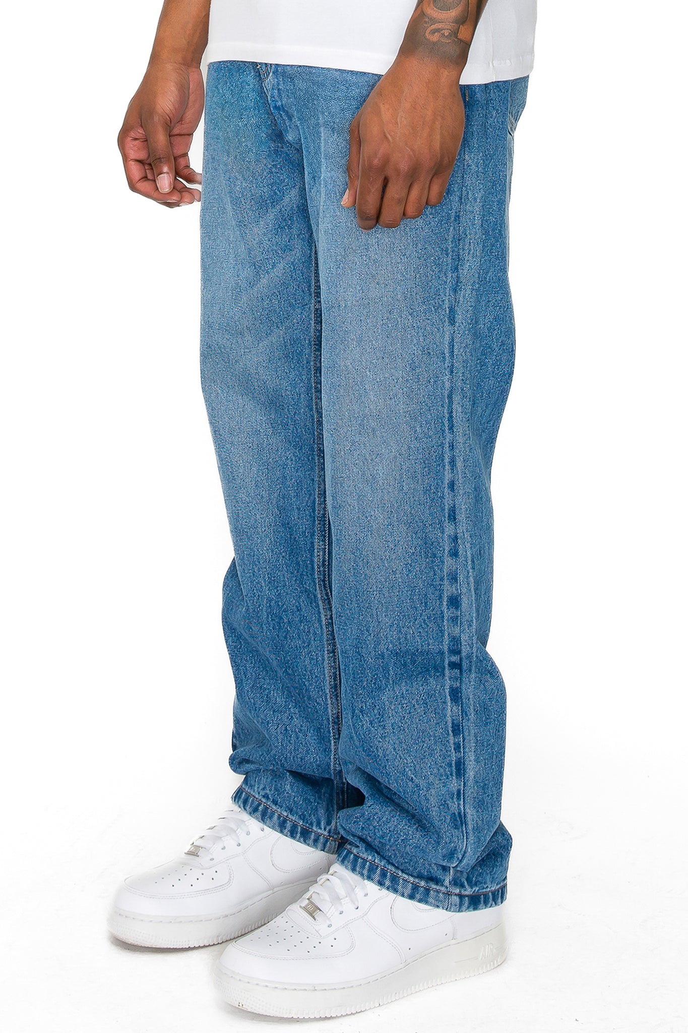 Essential Baggy Denim Jeans - Indigo