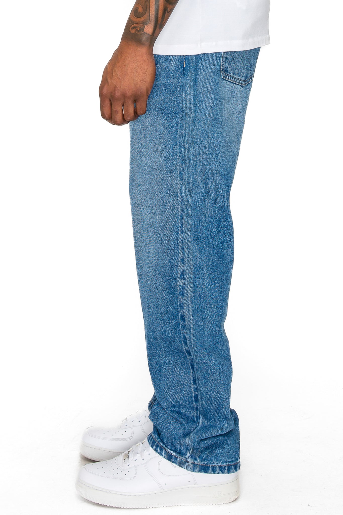 Essential Baggy Denim Jeans - Indigo