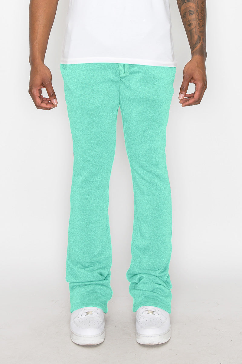 Flare Stacked fleece pants