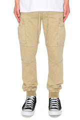 Premium Garment Washed Cargo Jogger