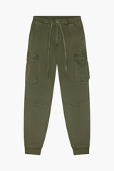 Premium Garment Washed Cargo Jogger