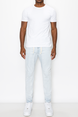 Essential Denim Jogger Pants