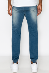 Essential Denim Jogger Pants