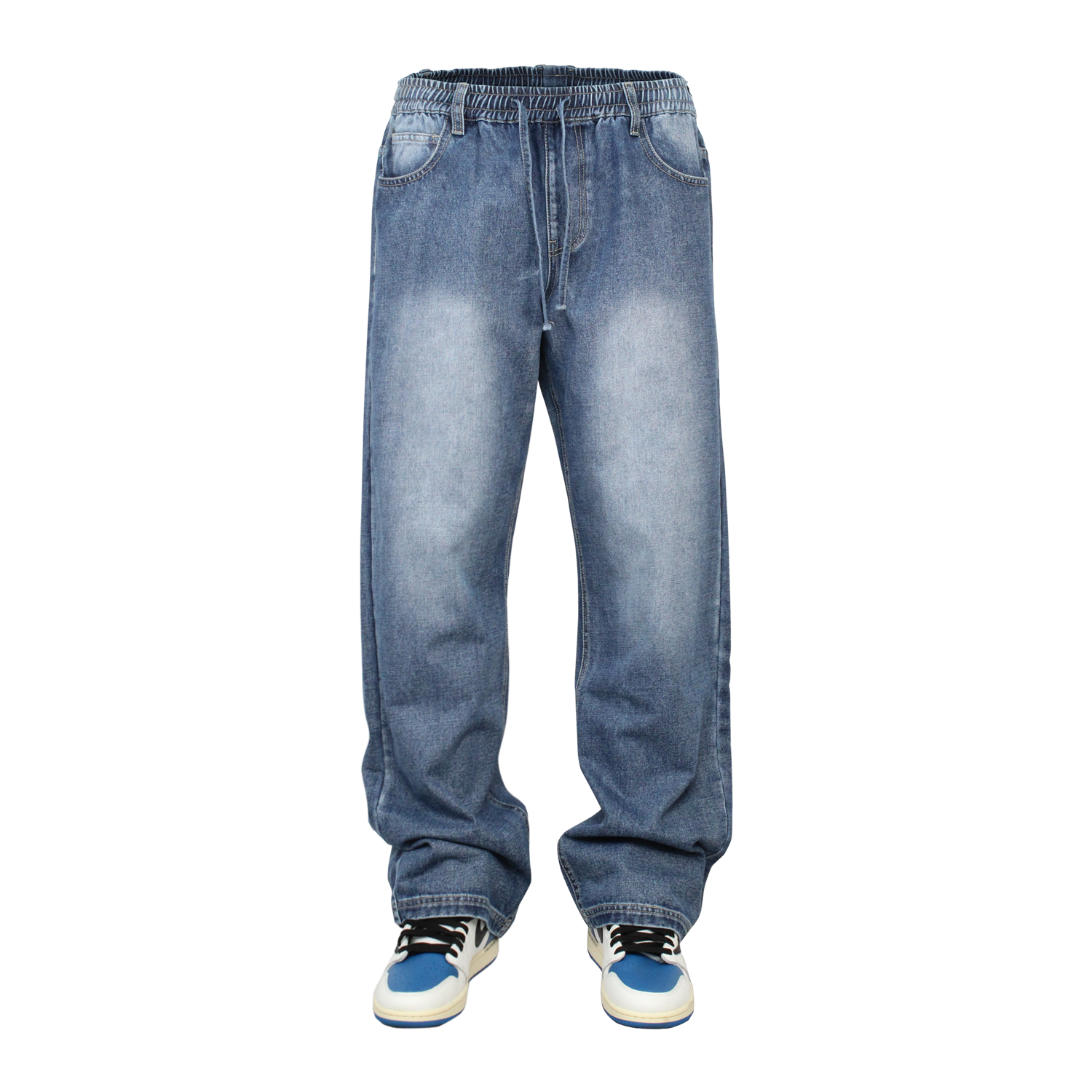 Baggy Fit Denim Joggers