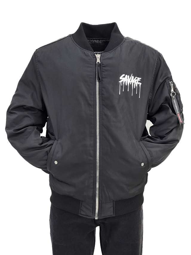 Men's Savage Bomber Jacket | VICTORIOUS – VICTORIOUSUSA