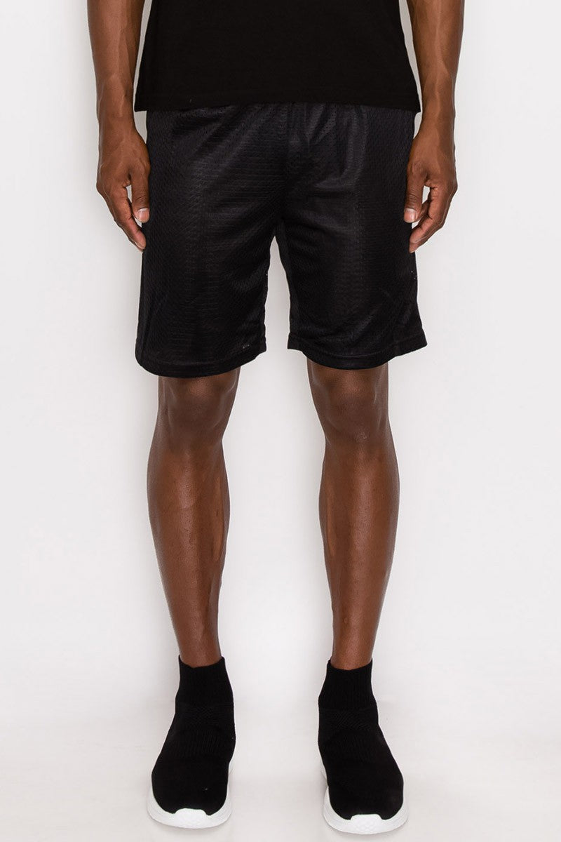 Mesh Basketball Shorts - Black